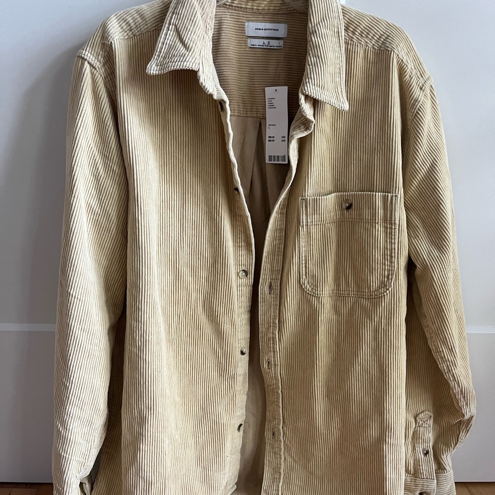 Urban Outfitters NWT corduroy button down